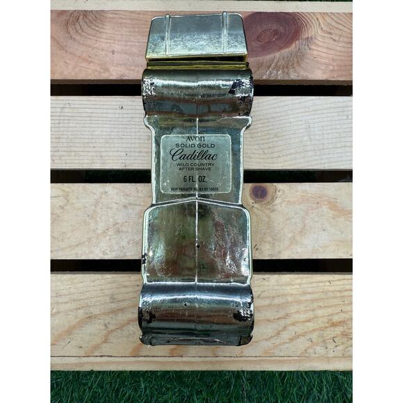 Vintage AVON Solid Gold Cadillac Aftershave – 6 oz Excalibur, 1970s - Picture 7 of 8